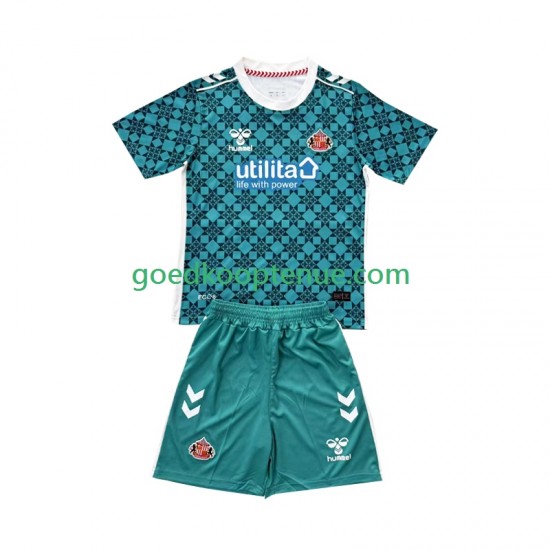 Thuis Tenue van Keepersshirt Sunderland Kind 2-13 jaar 2025-26 Korte Mouw