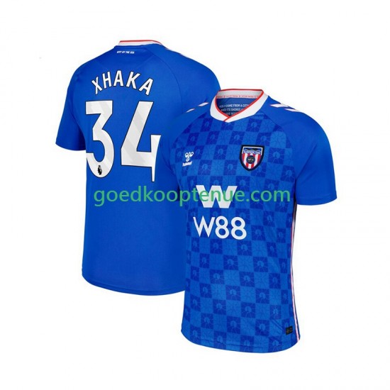 Uit Tenue van Sunderland Granit Xhaka 34 Heren 2025-26 Korte Mouw