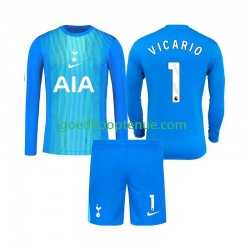 Uit Tenue van Tottenham Hotspur Keepersshirt Guglielmo Vicario 1 Kind 2-13 jaar 2025-26 Lange Mouw