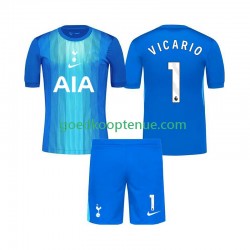 Uit Tenue van Tottenham Hotspur Keepersshirt Guglielmo Vicario 1 Kind 2-13 jaar 2025-26 Korte Mouw