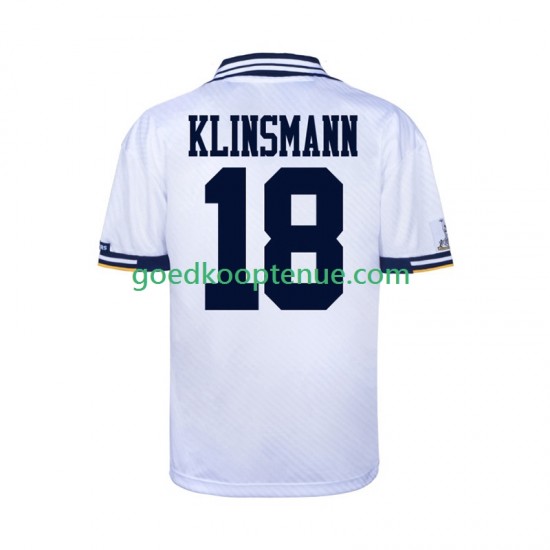 Thuis Retro Tenue van Tottenham Hotspur Heren 1994 Korte Mouw