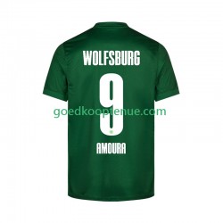 Thuis Tenue van VfL Wolfsburg Mohamed Amoura 9 Heren 2025-26 Korte Mouw