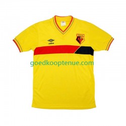 Thuis Retro Tenue van Watford 1985 Heren Korte Mouw
