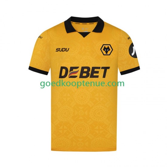 Thuis Tenue van Wolverhampton Wanderers Heren 2025-26 Korte Mouw