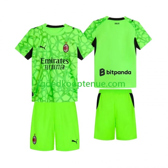 3de Tenue van AC Milan Keepersshirt Kind 2-13 jaar 2026-27 Korte Mouw
