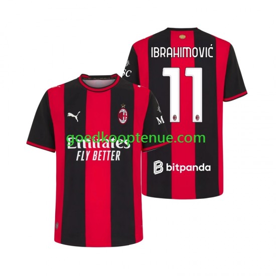Thuis Tenue van AC Milan Ibrahimovic 11 Heren 2026-27 Korte Mouw