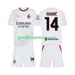 Uit Tenue van AC Milan Luka Modric 14 Kind 2-13 jaar 2026-27 Korte Mouw