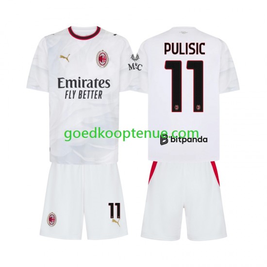 Uit Tenue van AC Milan Pulisic 11 Kind 2-13 jaar 2026-27 Korte Mouw
