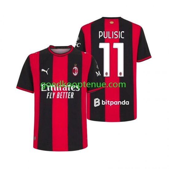 Thuis Tenue van AC Milan Pulisic 11 Heren 2026-27 Korte Mouw