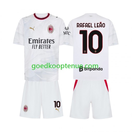 Uit Tenue van AC Milan Rafael Leao 10 Kind 2-13 jaar 2026-27 Korte Mouw