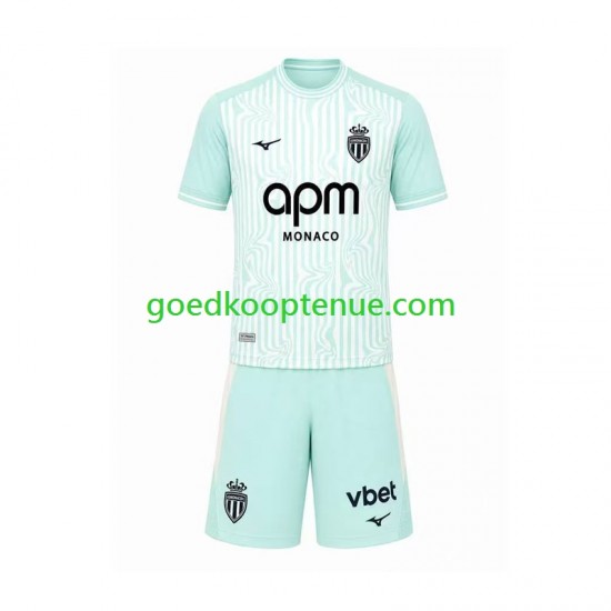 3de Tenue van AS Monaco Kind 2-13 jaar 2026-27 Korte Mouw