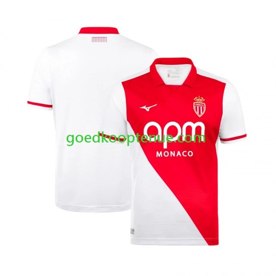 Thuis Tenue van AS Monaco Heren 2026-27 Korte Mouw
