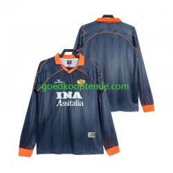 3de Retro Tenue van AS Roma 2000 Heren 1999 Lange Mouw
