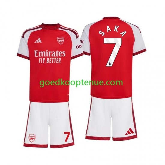 Thuis Tenue van Arsenal Bukayo Saka 7 Kind 2-13 jaar 2026-27 Korte Mouw