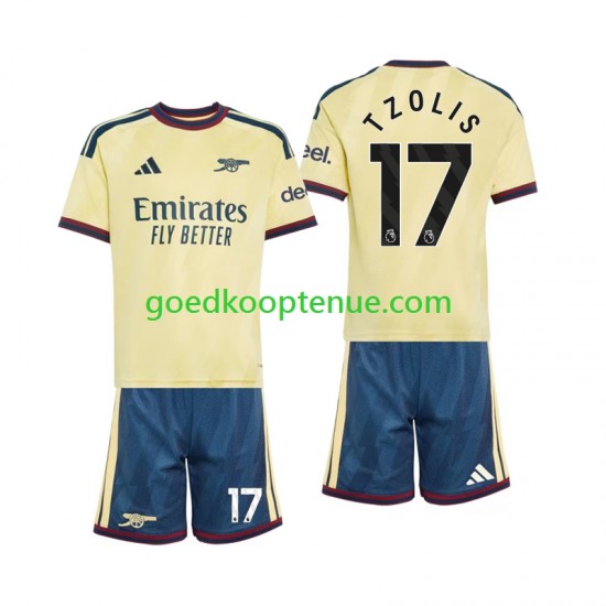 3de Tenue van Arsenal Christos Tzolis 17 Kind 2-13 jaar 2026-27 Korte Mouw