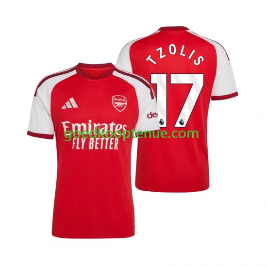 Thuis Tenue van Arsenal Christos Tzolis 17 Heren 2026-27 Korte Mouw