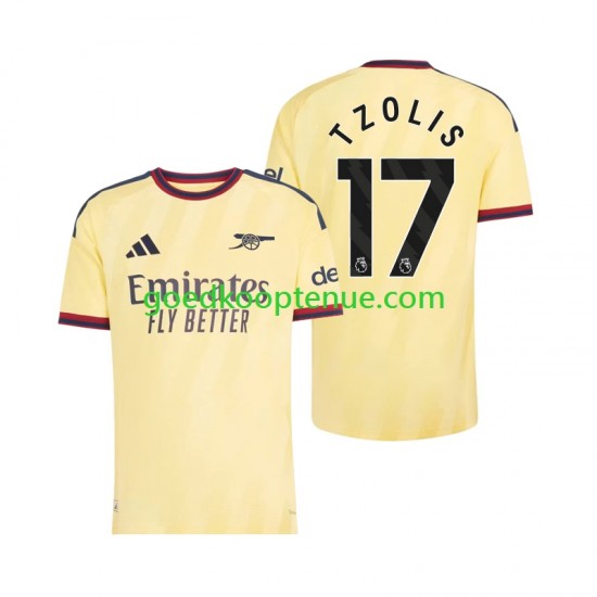 3de Tenue van Arsenal Christos Tzolis 17 Heren 2026-27 Korte Mouw