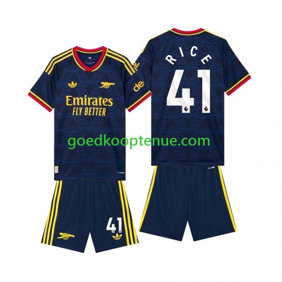 Uit Tenue van Arsenal Declan Rice 41 Kind 2-13 jaar 2026-27 Korte Mouw