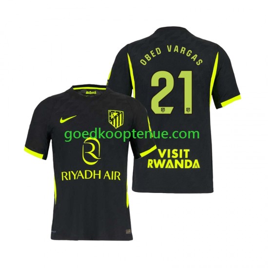 Uit Tenue van Atlético Madrid Obed Vargas 21 Heren 2026-27 Korte Mouw