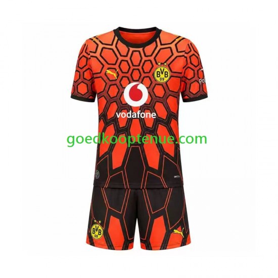 Thuis Tenue van Borussia Dortmund Keepersshirt Kind 2-13 jaar 2026-27 Korte Mouw
