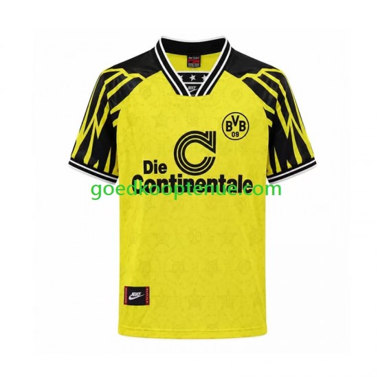 Thuis Retro Tenue van Borussia Dortmund Heren 1994 Korte Mouw