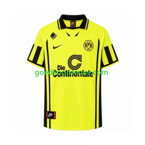 Thuis Retro Tenue van Borussia Dortmund 1996 Heren Korte Mouw
