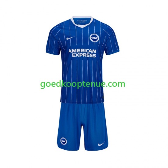 Thuis Tenue van Brighton Hove Albion Kind 2-13 jaar 2026-27 Korte Mouw