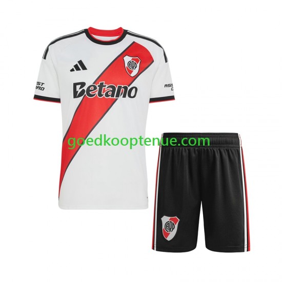 Thuis Tenue van CA River Plate Kind 2-13 jaar 2026-27 Korte Mouw