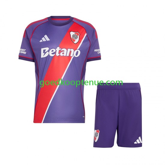 3de Tenue van CA River Plate Kind 2-13 jaar 2026-27 Korte Mouw