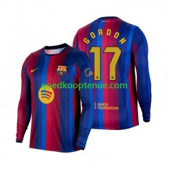 Thuis Tenue van FC Barcelona Anthony Gordon 17 Heren 2026-27 Lange Mouw