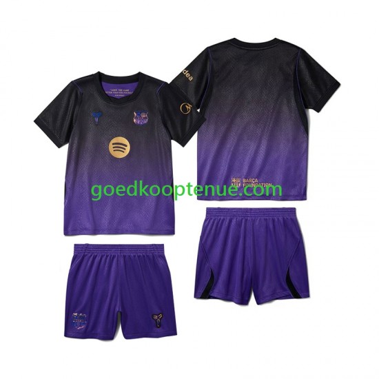 Uit Tenue van FC Barcelona Kind 2-13 jaar 2026-27 Korte Mouw