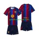 Thuis Tenue van FC Barcelona Kind 2-13 jaar 2026-27 Korte Mouw
