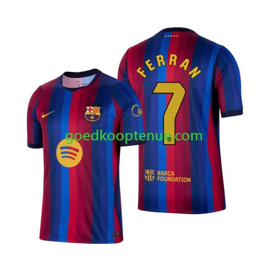 Thuis Tenue van FC Barcelona Ferran Torres 7 Heren 2026-27 Korte Mouw
