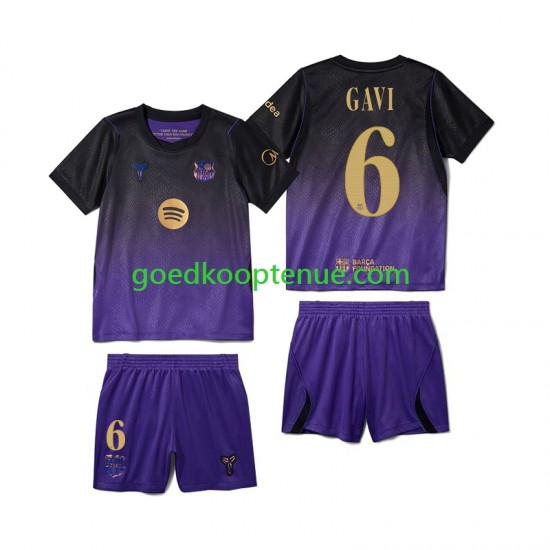 Uit Tenue van FC Barcelona Gavi 6 Kind 2-13 jaar 2026-27 Korte Mouw