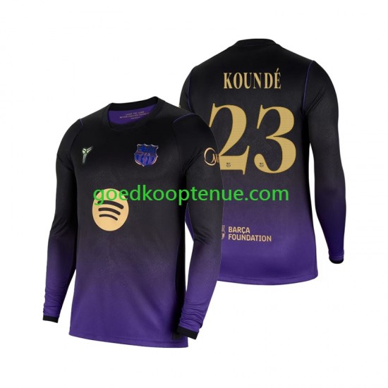 Uit Tenue van FC Barcelona Jules Kounde 23 Heren 2026-27 Lange Mouw