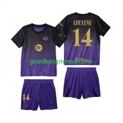 Uit Tenue van FC Barcelona Karim Adeyemi 14 Kind 2-13 jaar 2026-27 Korte Mouw
