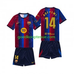 Thuis Tenue van FC Barcelona Karim Adeyemi 14 Kind 2-13 jaar 2026-27 Korte Mouw