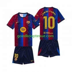 Thuis Tenue van FC Barcelona Lamine Yamal 10 Kind 2-13 jaar 2026-27 Korte Mouw
