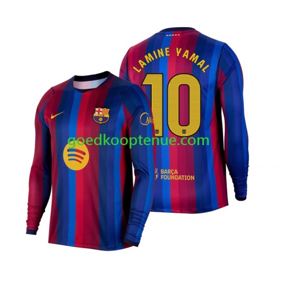Thuis Tenue van FC Barcelona Lamine Yamal 10 Heren 2026-27 Lange Mouw