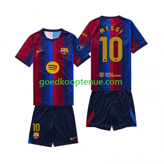Thuis Tenue van FC Barcelona Lionel Messi 10 Kind 2-13 jaar 2026-27 Korte Mouw