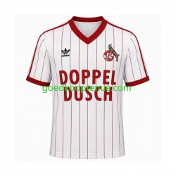 Thuis Retro Tenue van FC Köln 1982 1983 Heren Korte Mouw