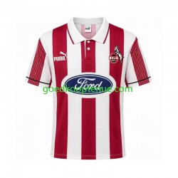 Thuis Retro Tenue van FC Köln 1995 1996 Heren Korte Mouw
