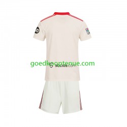 Thuis Retro Tenue van Sevilla FC Kind 2-13 jaar 2025-26 Korte Mouw