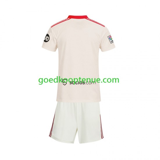 Thuis Retro Tenue van Sevilla FC Kind 2-13 jaar 2025-26 Korte Mouw