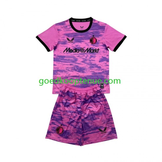 3de Tenue van Feyenoord Rotterdam Keepersshirt Kind 2-13 jaar 2026-27 Korte Mouw