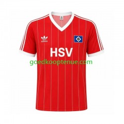 Uit Retro Tenue van Hamburger SV 1983 Heren Korte Mouw