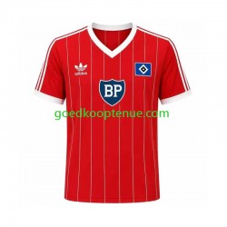Uit Retro Tenue van Hamburger SV 1984 Heren Korte Mouw