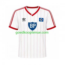 Thuis Retro Tenue van Hamburger SV 1984 Heren Korte Mouw