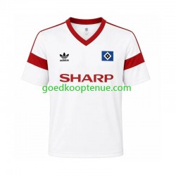 Thuis Retro Tenue van Hamburger SV 1988 Heren Korte Mouw