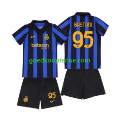 Thuis Tenue van Inter Milan Alessandro Bastoni 95 Kind 2-13 jaar 2026-27 Korte Mouw